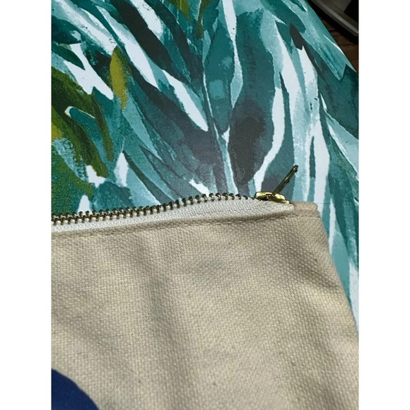 Canvas Beach Life Makeup Bag - Picture 4 of 7